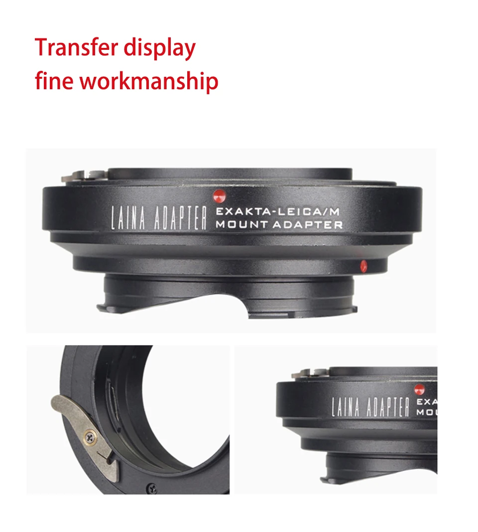حلقة محول أوتوماتيكي من Laina ، حلقة محول أوتوماتيكي من EXA Leica Tiangong LEICA LM M M LM إلى EA7