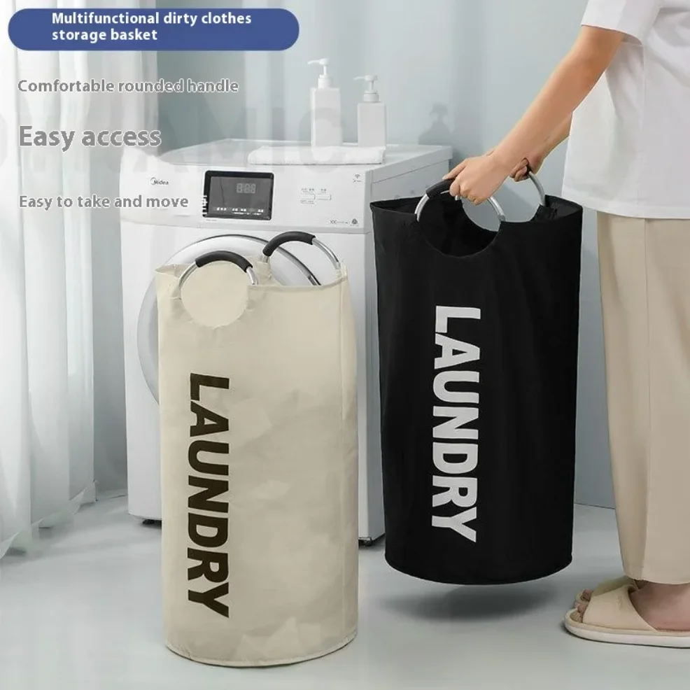

Extra-Large Household Foldable Laundry Basket Storage Bag Waterproof Laundry Basket Dorm Balcony, laundry room, Bathroom Items