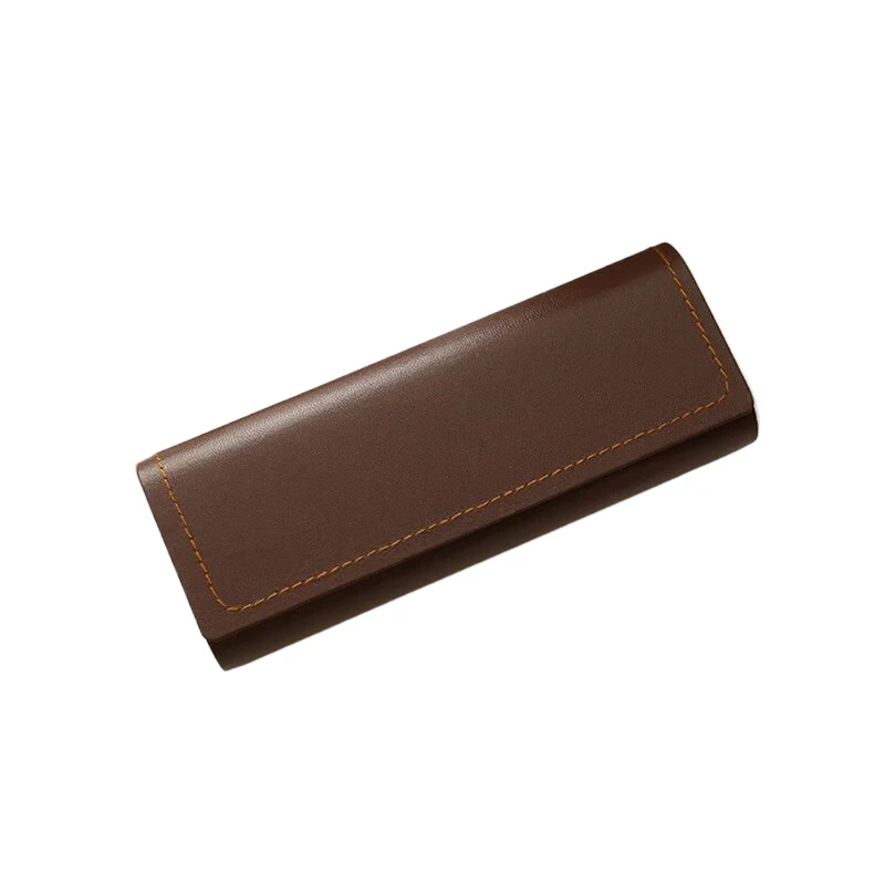 تخصيص اسم صندوق نظارات فاخر واقي من جلد البولي يوريثان قابل للتخصيص حافظة نظارات للسفر حقيبة صندوق تخزين النظارات الشمسية المحمولة