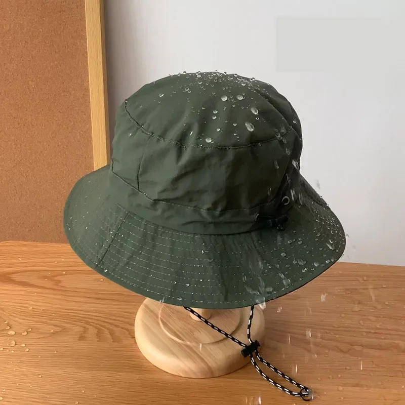 

Waterproof Fisherman Hat Can Be Bag Storage Basin Hat Summer Thin Quick-drying Outdoor Hiking Hat Men's Bucket Hats for Women