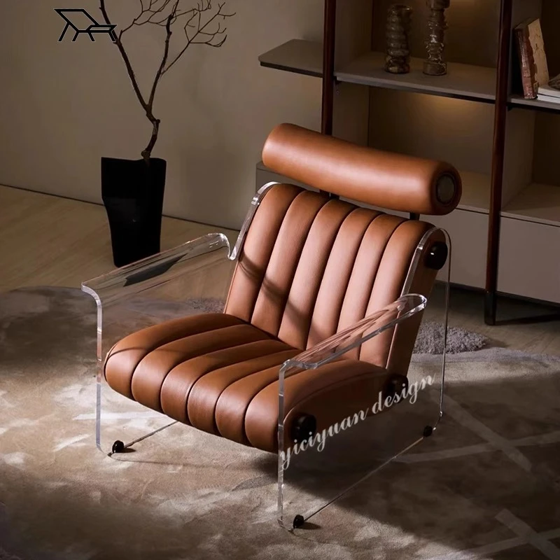 

Office Sofa Living Room Chairs Arm Modern Relax Salon Luxury Living Room Chairs Plastic Nordic Fauteuil Salon Acrylic Furniture