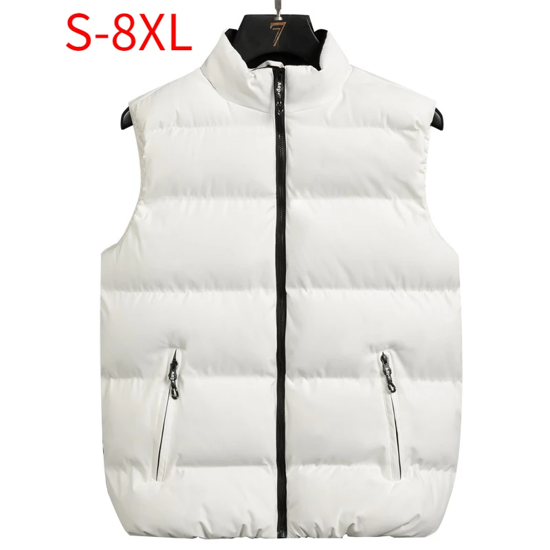

Outdoor Running Stand Collar Vest Waterproof Windproof Warm Causal Winter Coat Sleeveless Jacket Outerwear Fashion Men Waistcoat