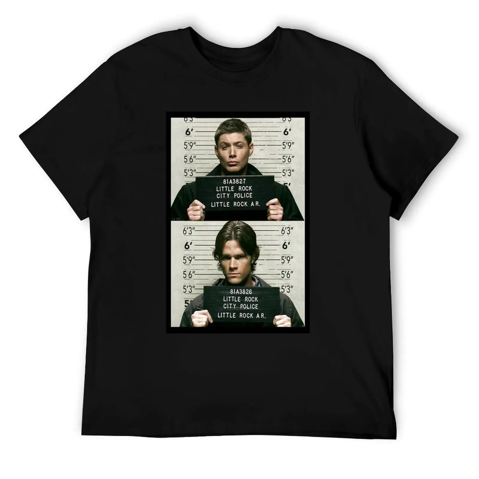 

Классическая футболка Sam and Dean Mugshots, мужская роскошная мужская футболка, роскошная футболка