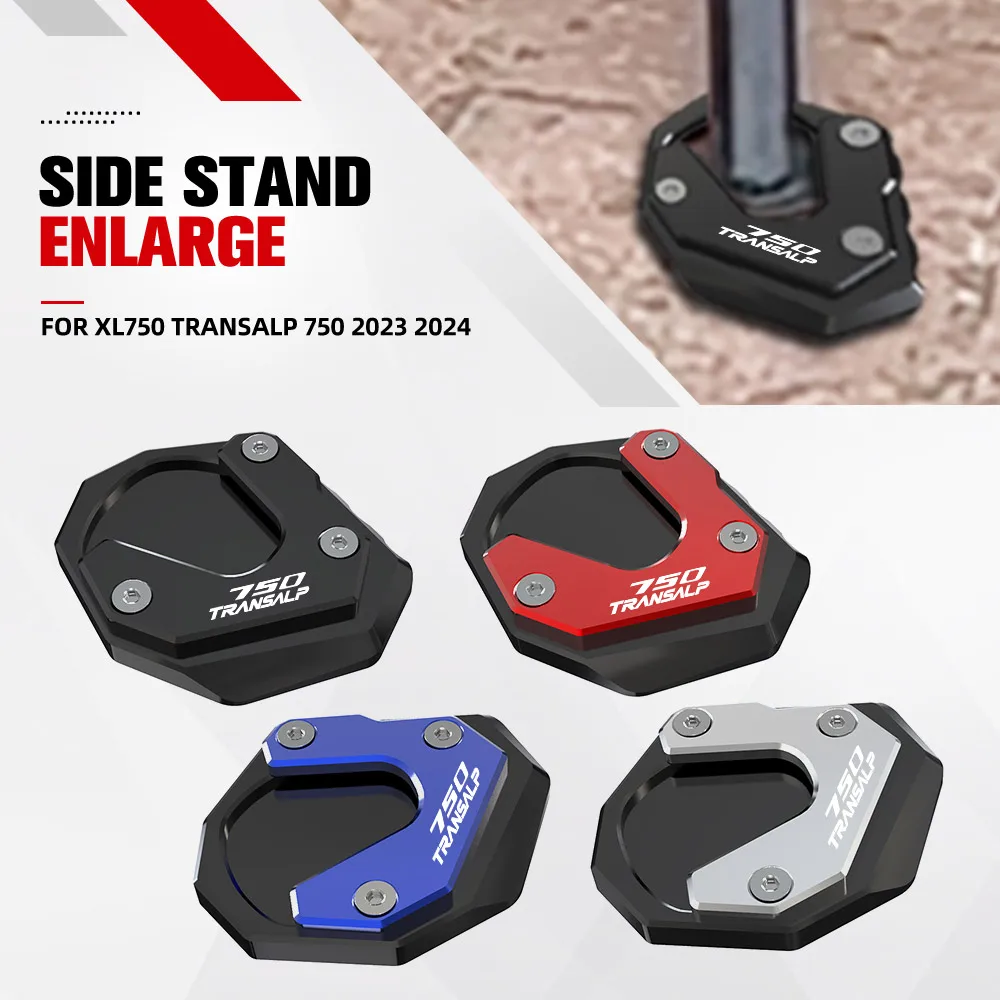 

2025 2026 For HONDA XL750 TRANSALP 750 2023 2024 Motorcycle Accessories Side Stand Enlarge Kickstand Enlarger Support Extension