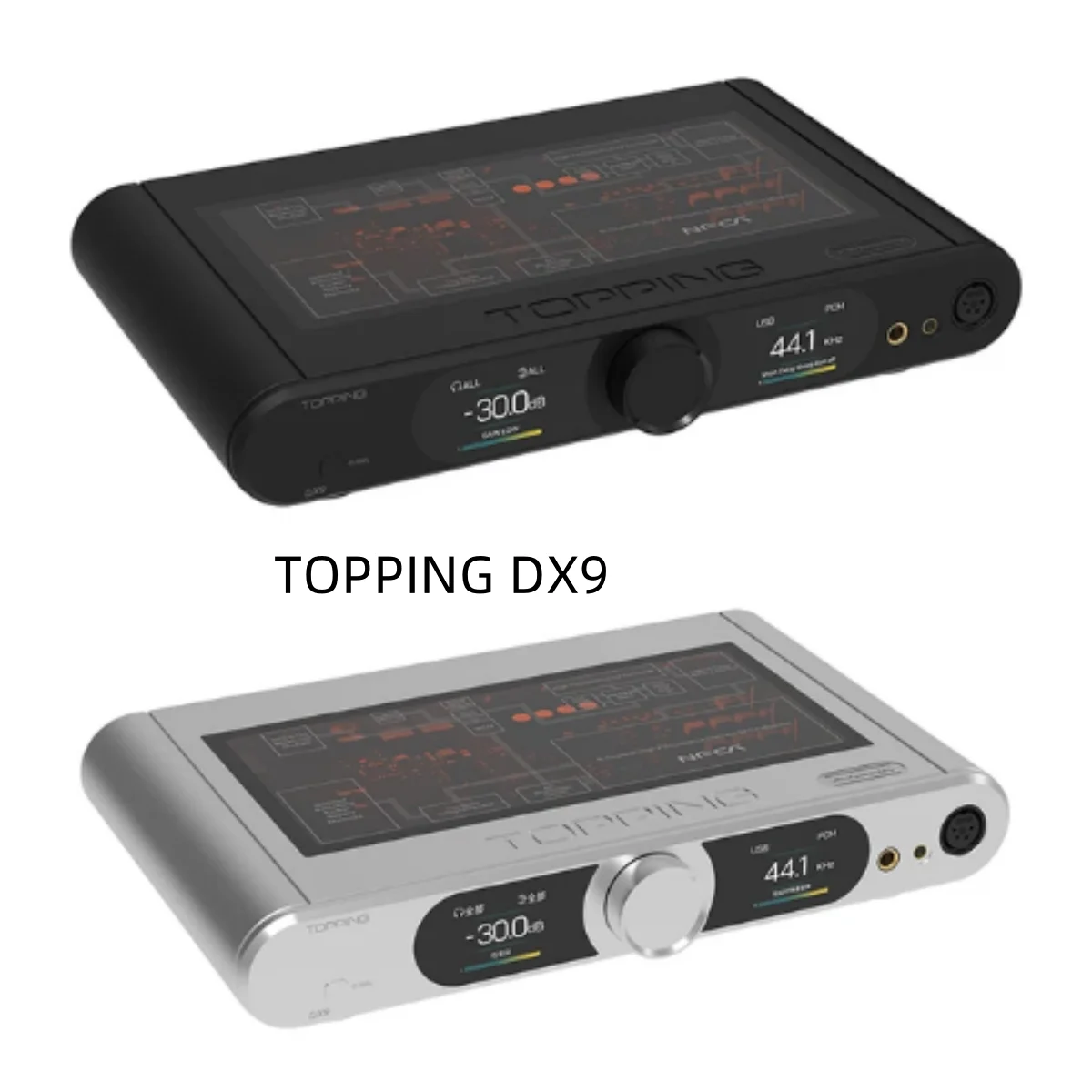 

TOPPING DX9 15th Anniversary DAC&Headphone Amplifier AK4499EQ Hi-Res Audio Support LDAC With Remote Control Decoder