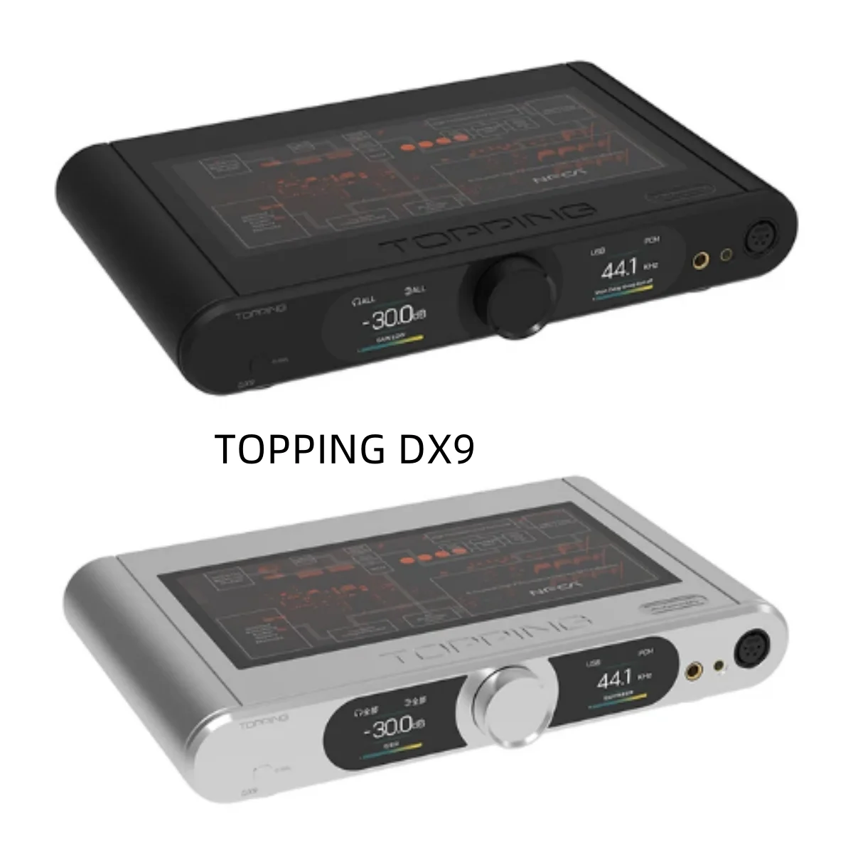 TOPPING DX9 15th Anniversary DAC&Headphone Amplifier AK4499EQ Hi-Res Audio Support LDAC With Remote Control Decoder