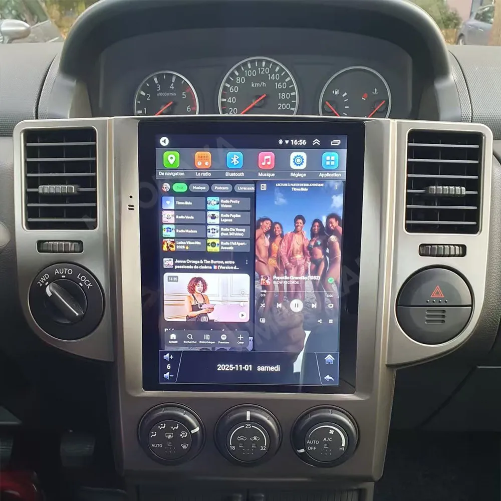 

10,4-дюймовый автомобильный мультимедийный проигрыватель с Android-экраном для Nissan X-Trail T30 2008~2010, автомобильная магнитола с GPS-навигацией, CarPlay, автоголовное устройство