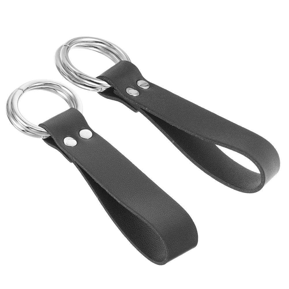 

2Pcs PU Skirt Hikes Double Ring Medieval Accessories for Renaissance Costume Women Waistband Loop Connector