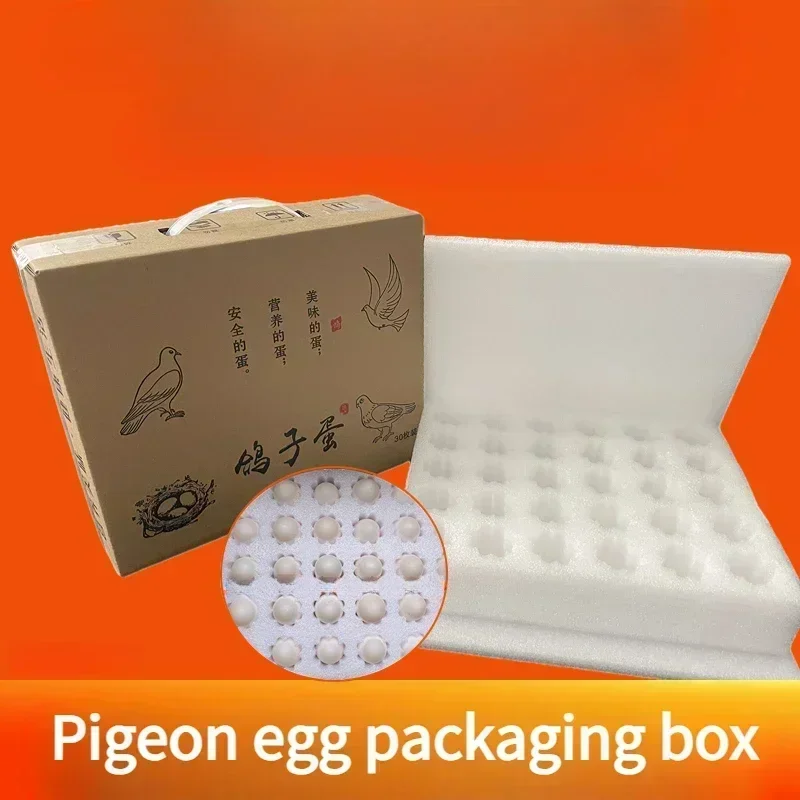 30 Holes Pigeon Egg Pearl Cotton Egg Tray Quail Egg Pack Box Express Anti Fall Measures Stress Resistance Foam Protection Tray