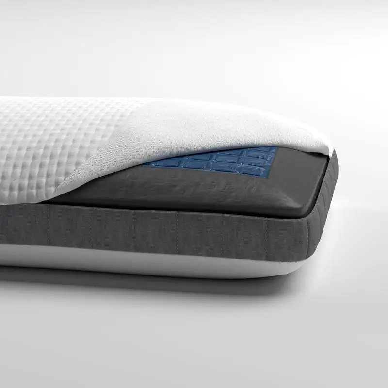 

Queen Size Bamboo Charcoal Cooling Gel Pillow - Soft, Breathable, Anti-Allergy Support for Ultimate Sleep Comfort