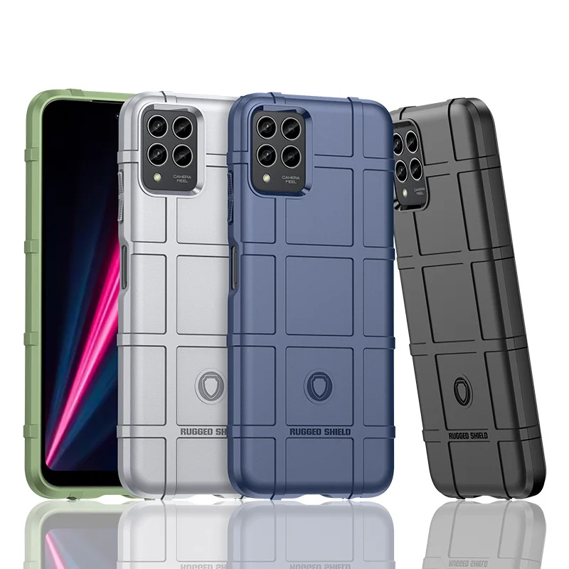 충격 방지 견고한 쉴드 매트 TPU 케이스, T-Mobile Revvl 6 6x Pro 5G T 휴대폰 프로 5G 보호 커버, Fundas Coque Capa