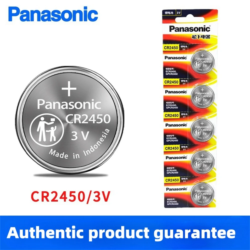 باناسونيك CR2450 ساعة زر البطارية KCR2450 5029LC LM2450 DL2450 ECR2450 BR2450 CR 2450 3V 600mAh بطاريات خلية عملة الليثيوم #6