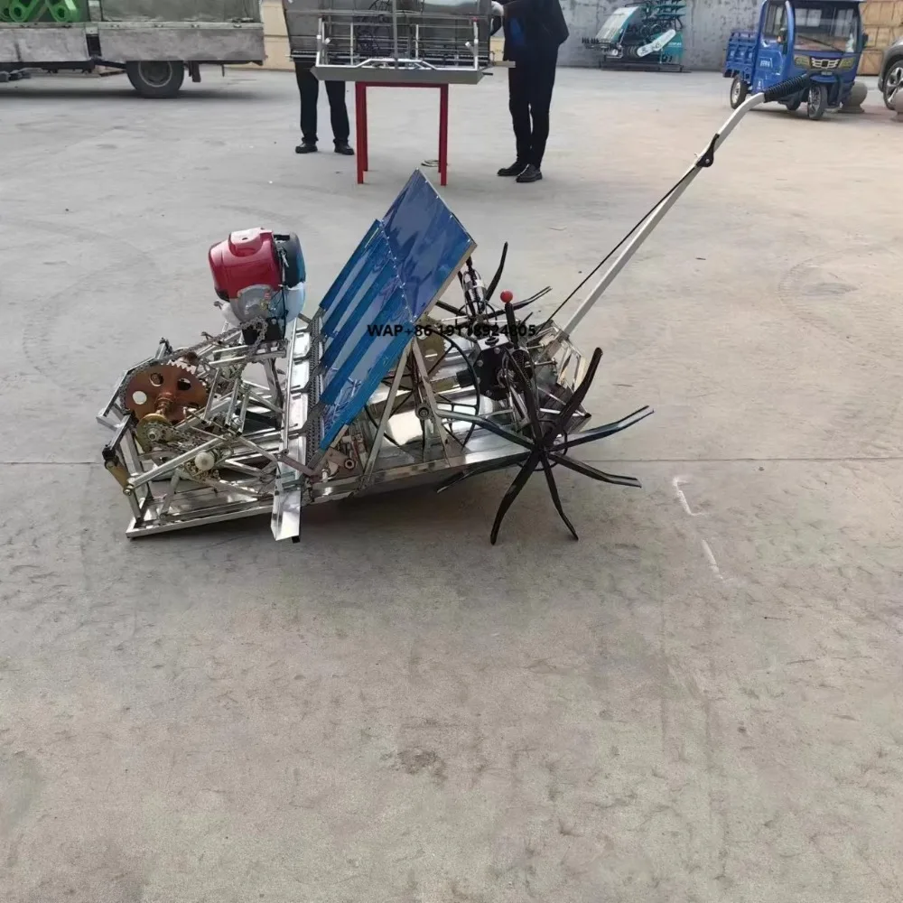 

High Efficiency Automatic Walk Type Rice Transplanter New Rice Paddy Planting Seeders Machine Engine Motor Gearbox Gear Farms