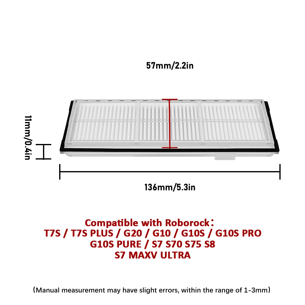Kompatibel Für Roborock S8 S8 Pro Ultra S8 + Roboter Staubsauger Wichtigsten Pinsel Seite Pinsel HEPA-Filter Mopp Tücher staub Taschen Teile – Detail 17