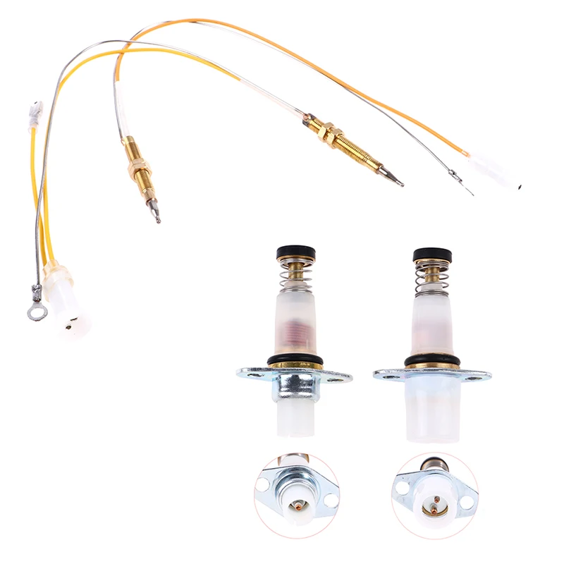 1Pc Gas Stove Single Dual Wire Thermocouple Sensing Needle Thermocouple Valve Safety Flameout Protection Probe