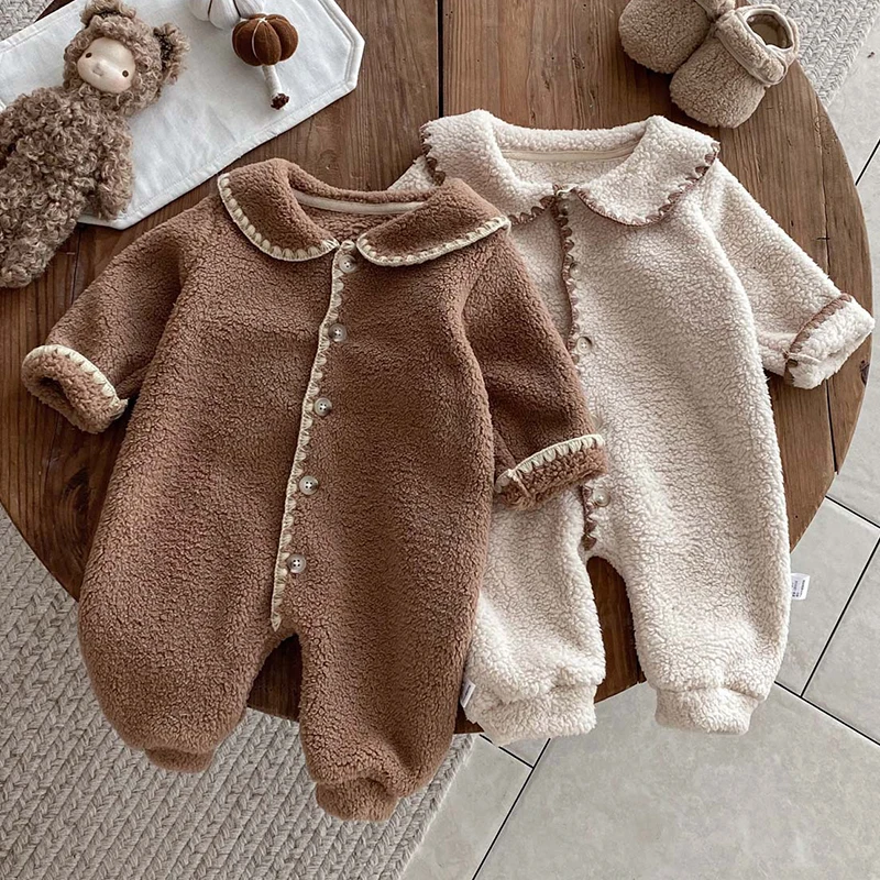 

Новинка 2023 года, зимняя утепленная теплая одежда для маленьких девочек 0-24 месяцев, комбинезон для маленьких девочек, утепленный теплый комбинезон для маленьких девочек