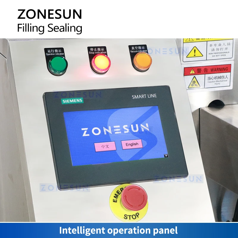 Zonesun ZS-AFS03L Máquina de sellado de llenado horizontal Máquina envasadora de bolsas prefabricadas Equipo de llenado y sellado de bolsas