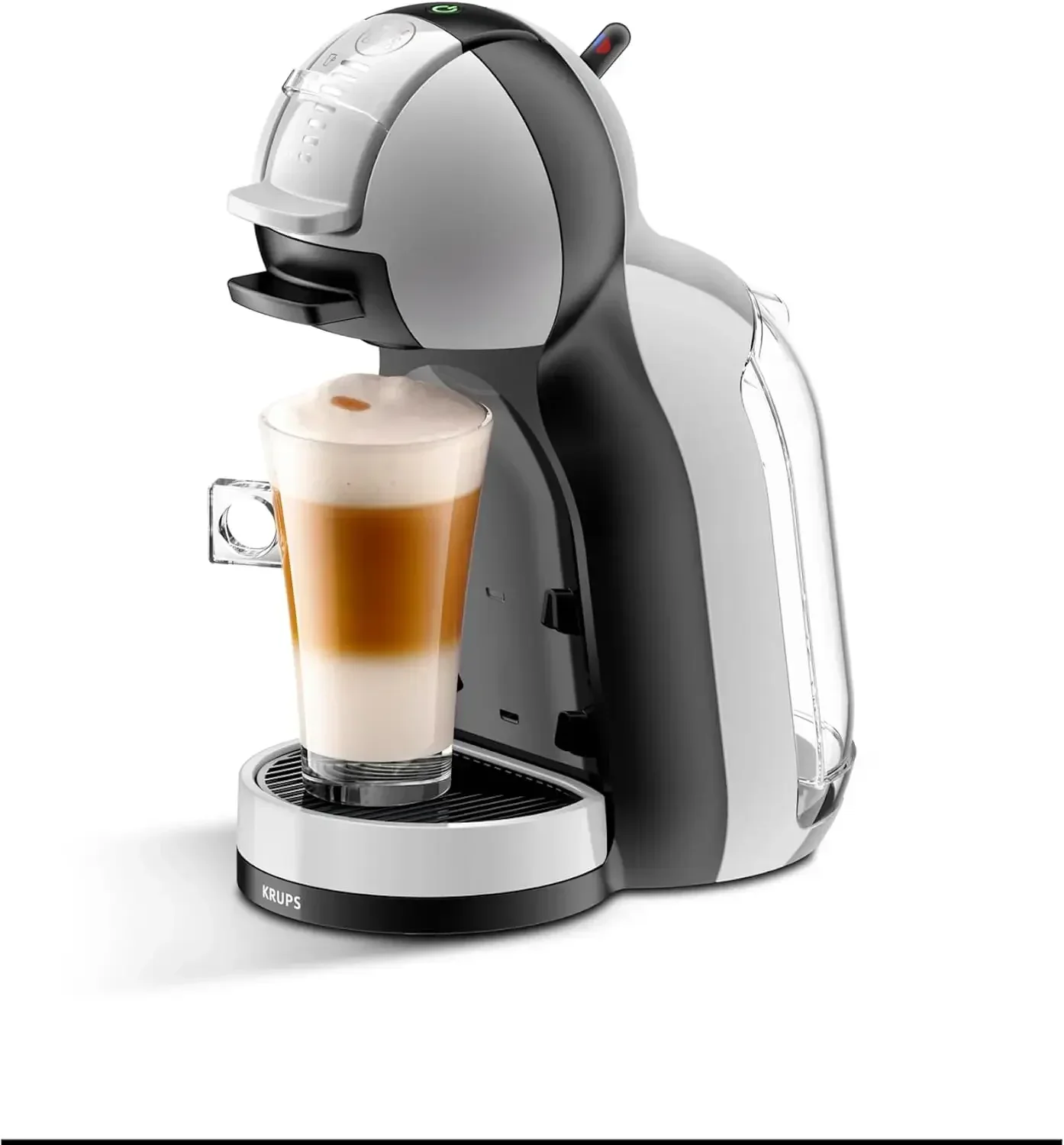 NESCAFÉ DOLCE GUSTO MINI ME من KRUPS باللون الرمادي القطبي الشمالي/ schwarz Automatche Kaffeekapselmaschine