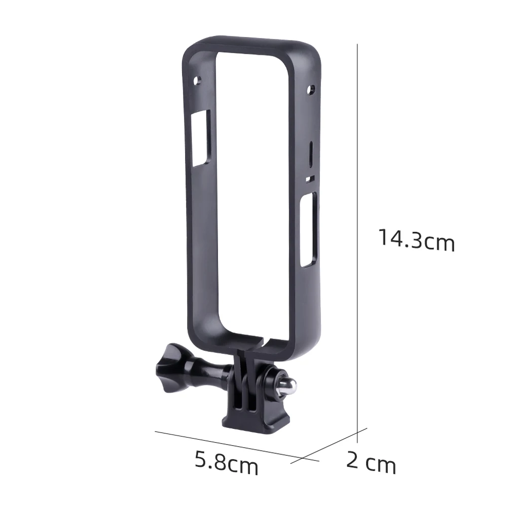 Carcasa de marco para Insta360 X3, cubierta protectora de plástico, adaptador de montaje para Insta 360 X3, accesorios para Cámara de Acción