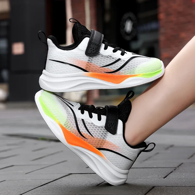 

Running Tennis Children's Shoes for Teenagers Mesh Comfortable School Kids Running Shoes Walking Sneaker for Boys
