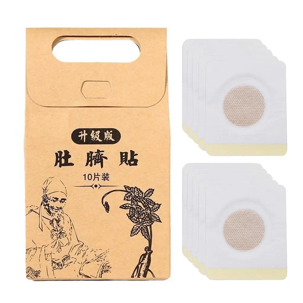 10pcs Traditional Chinese Medicine Navel Patch  Burning Cellulite Women Men Diet Loss Weight Perilla Detox Slim Belly Sticker