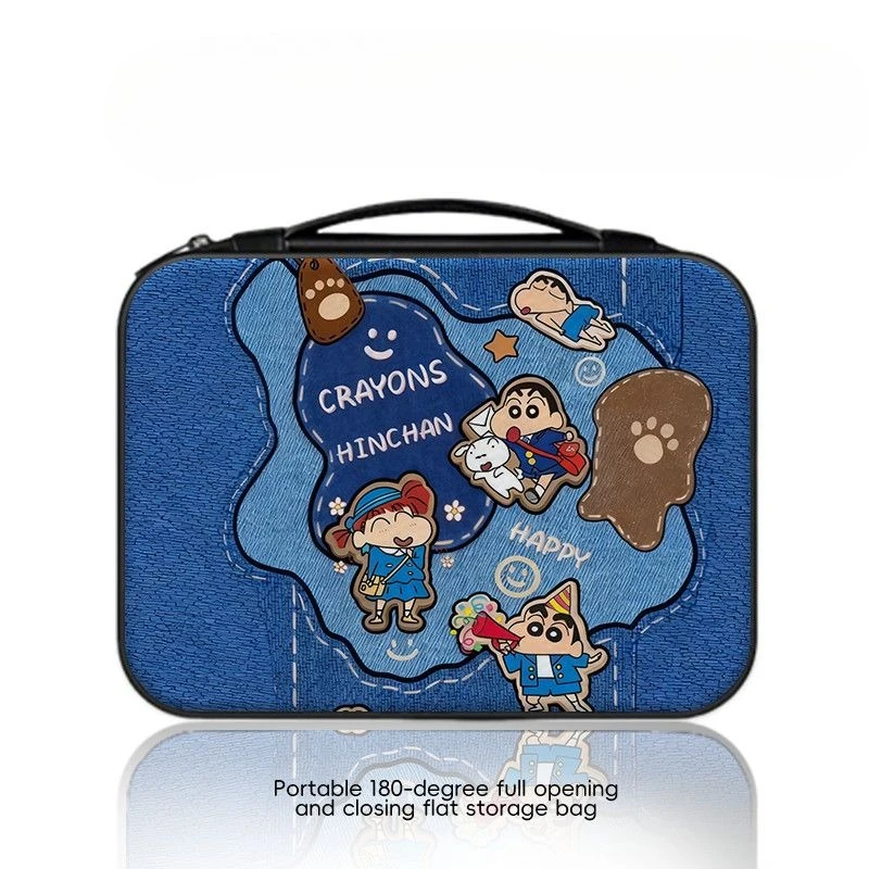 Crayon Shin-chan Nohara Hiroshi Boochan Anime Zweidimensionale Tablet-Tasche für Männer und Frauen, tragbare Handtasche zur Aufbewahrung für Studenten – Detail 3