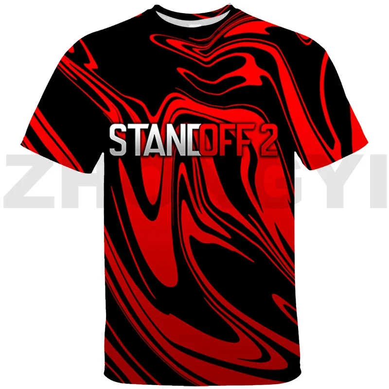 3D Printed Standoff 2 T-shirts for Men Hip-Hop High Street Oversized T Shirt Kids Casual Anime Short Sleeve Summer Harajuku Tees