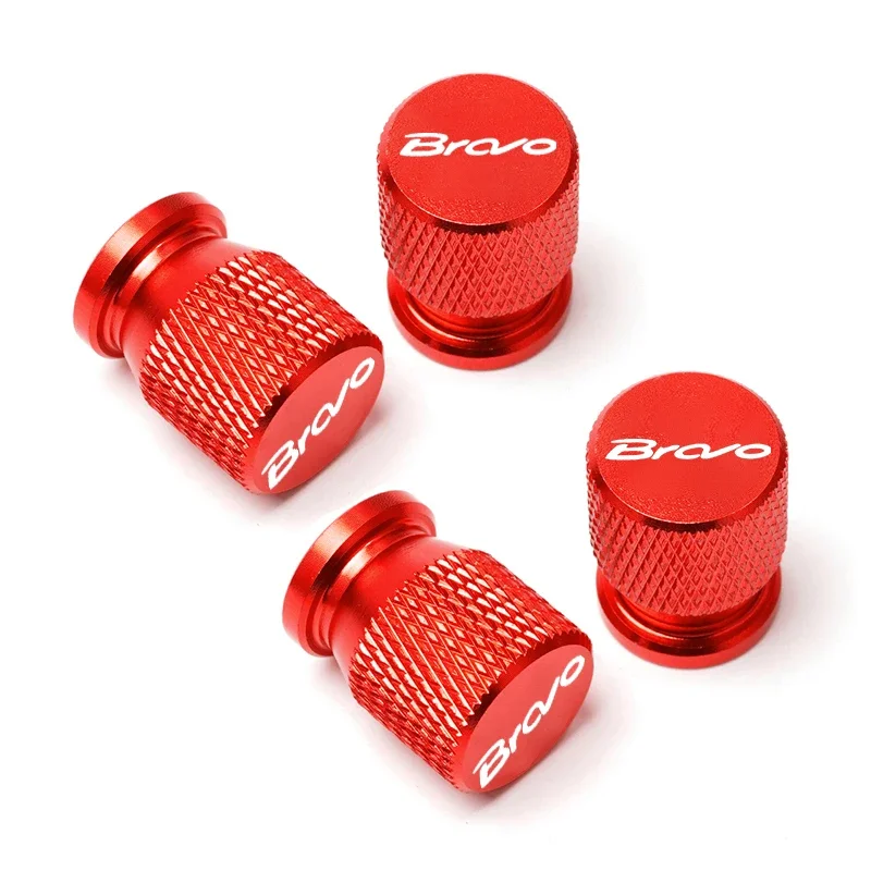 4 stuks voor Fiat BRAVO Auto Wiel Ventieldopjes Band Stem Covers Airdust Waterdicht