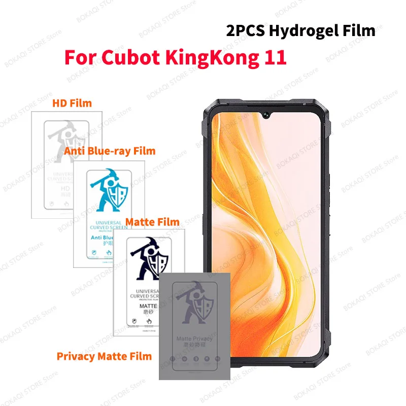For Cubot KingKong 11 Ace 5 4G ES Mini 4 Mini 2 Pro HD Hydrogel Film Soft Full Cover Matte Privacy Film For KingKong 5 Pro AX