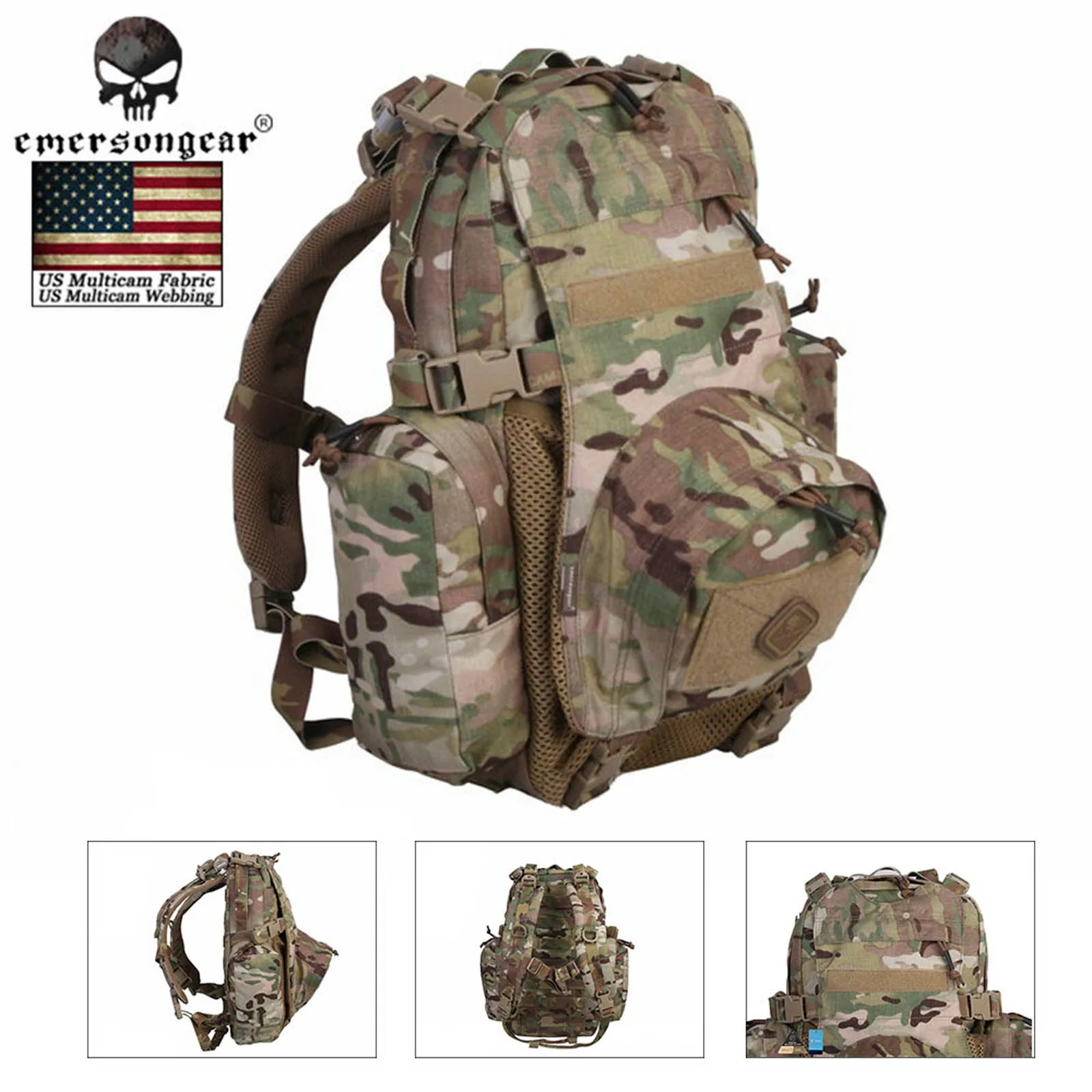 

Emersongear-Multi-Purpose Backpack, Assault Pack, Combat, Yote Hydration, EM5813