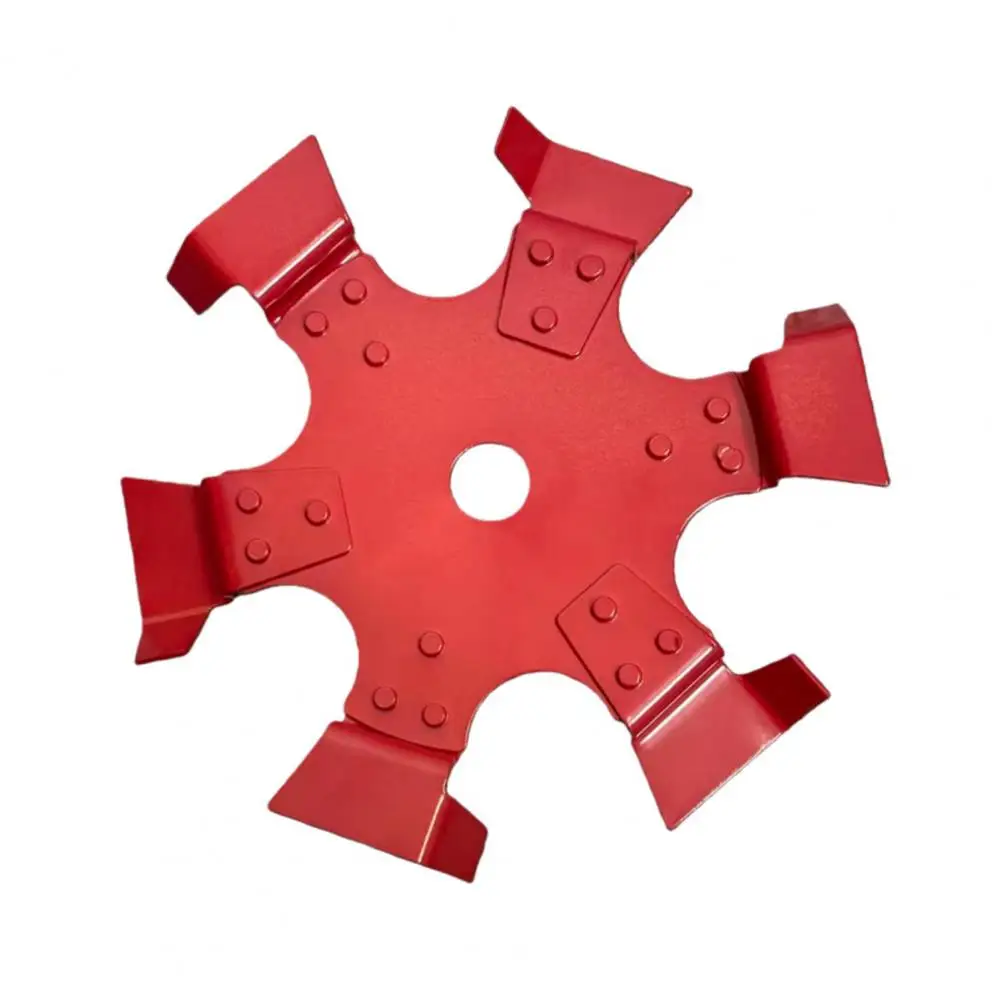 Furrow Excavating Wheel, Manganese Steel Cultivator Tiller Blade, Lawn Mower Trimmer Weeder Plate for Trenching, Weeding