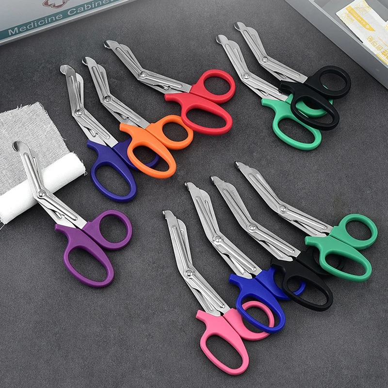 1PCS 15cm Survive Paramedic Medical Rescue Scissor Trauma Gauze IFAK Emergency First Aid Shear Outdoor Camp Hike Home tool