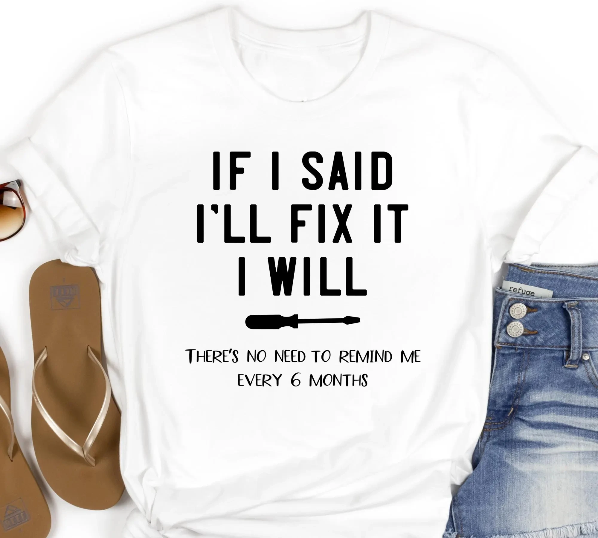 مضحك الرجال قميص الساخرة الماهر الزوج التي شيرت هدية عيد الآباء قميص سأحصل ذلك قميص مضحك أبي قميص DIY عاشق إصلاح ذلك