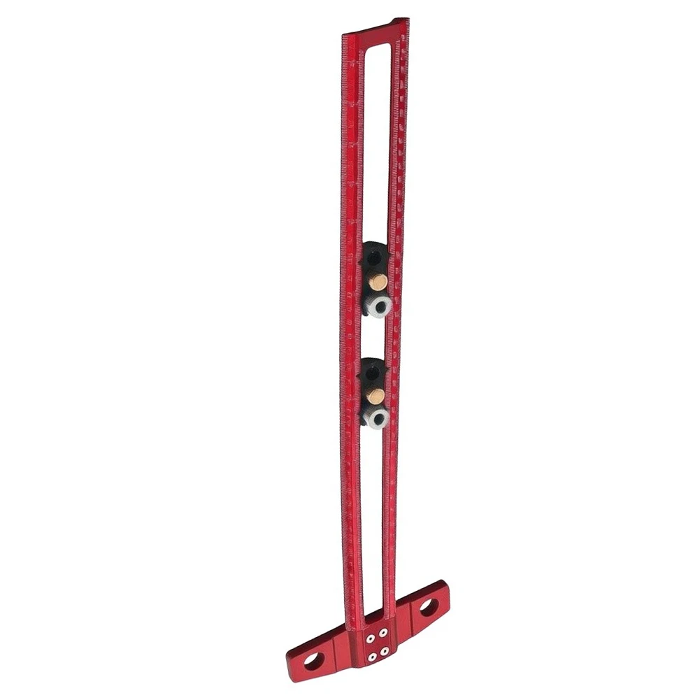 1pc 300/500mm T-shaped Marking Ruler Drilling Positioning Scoring Ruler Aluminum Scriber Marking T Square Dowelling Jig Gauge