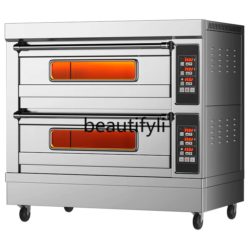 

Commercial electric oven Intelligent three-layer six-plate baking box High-power bread and biscuits