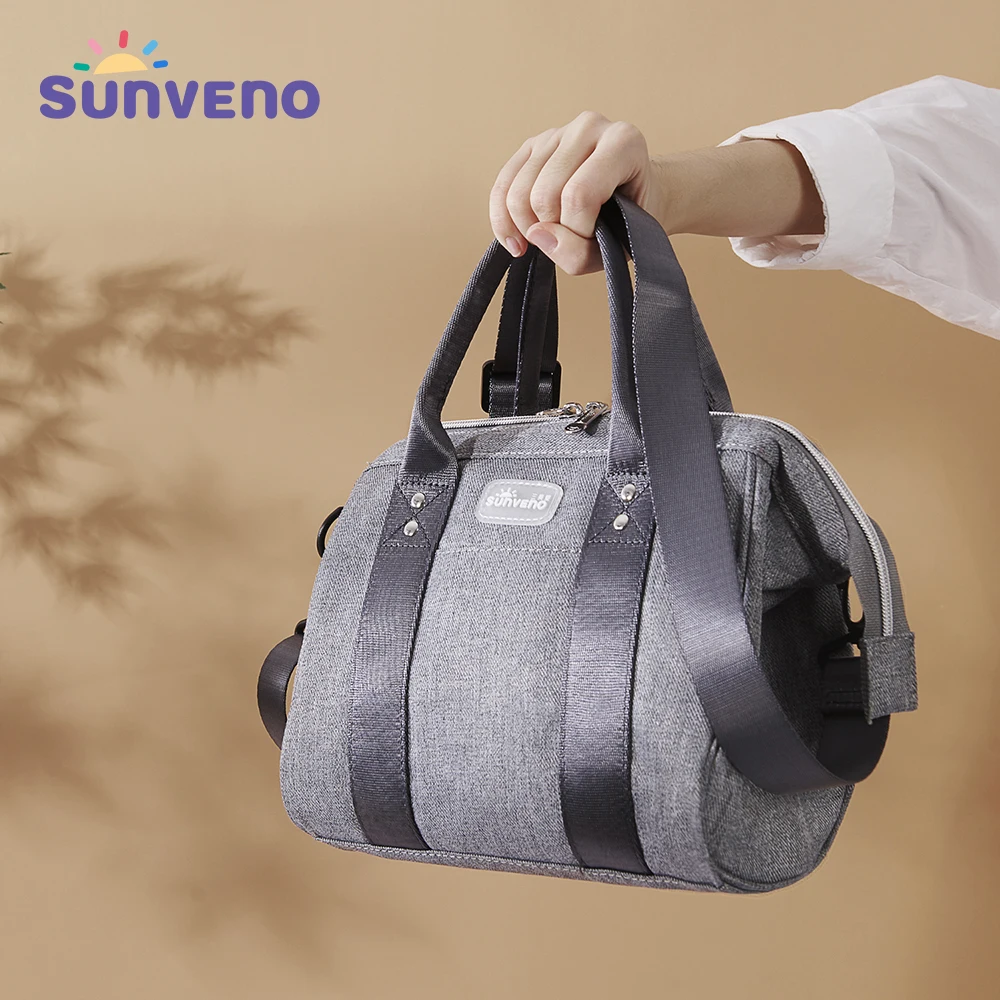 Sunveno Multi-Function Diaper Bag for Short Trips Stylish Durable Baby Bag for Parents Mommy Shoulder Bag Crossbody Carry