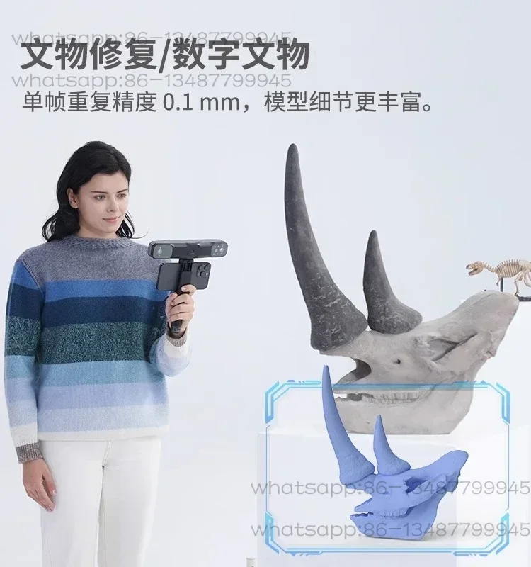 Large scale 3D reverse modeling of 3D scanners, handheld and portable mobile phones, high-precision human furniture