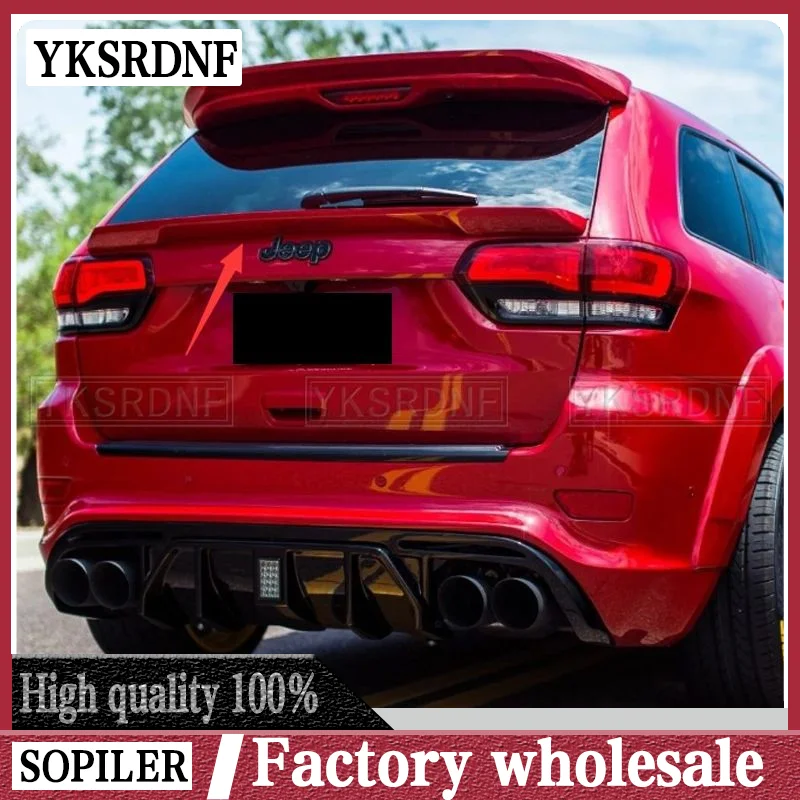 Auto Accessories ABS Rear Wing Mid Spoiler For JEEP Grand Cherokee WK2 2014 2015 2016 2017 2018 2019 2020