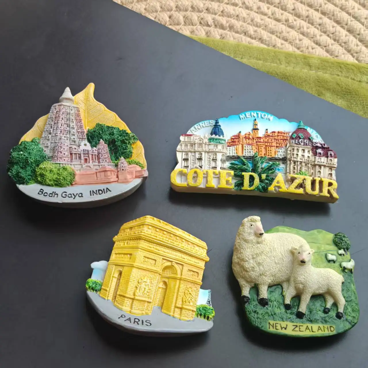 Fridge Magnet 3D Resin Dresden  Germany Budapest Monaco Paris India French New Zealand World Travel Memoirs Travel Souvenirs