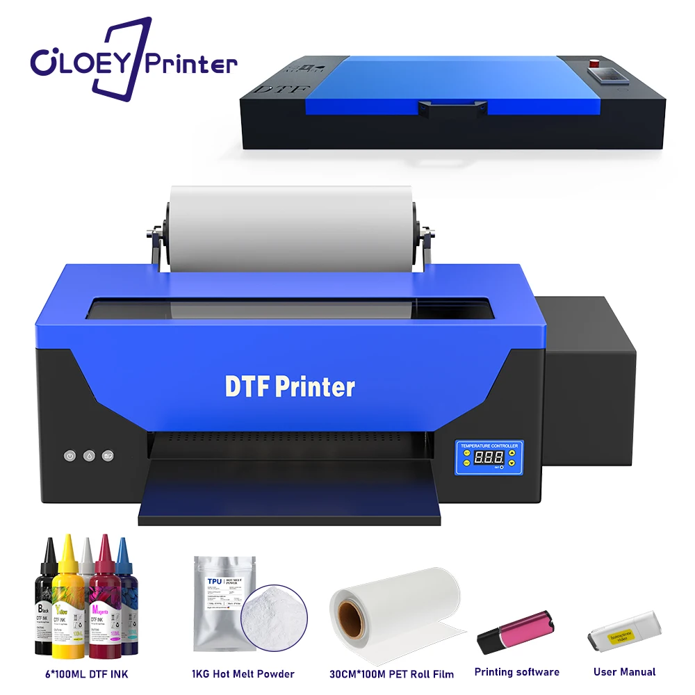 DTF Printer a3 R1390 Impersora Direct to Film T-shirt Printing machine A3 DTF Printers For T-shirt Hoodies Shoes