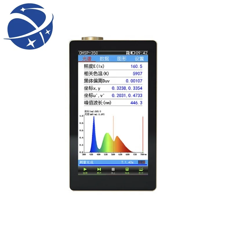 

yyhc OHSP-350P Spectrometer For Plant Lamp, Light Analyzer PAR Meter