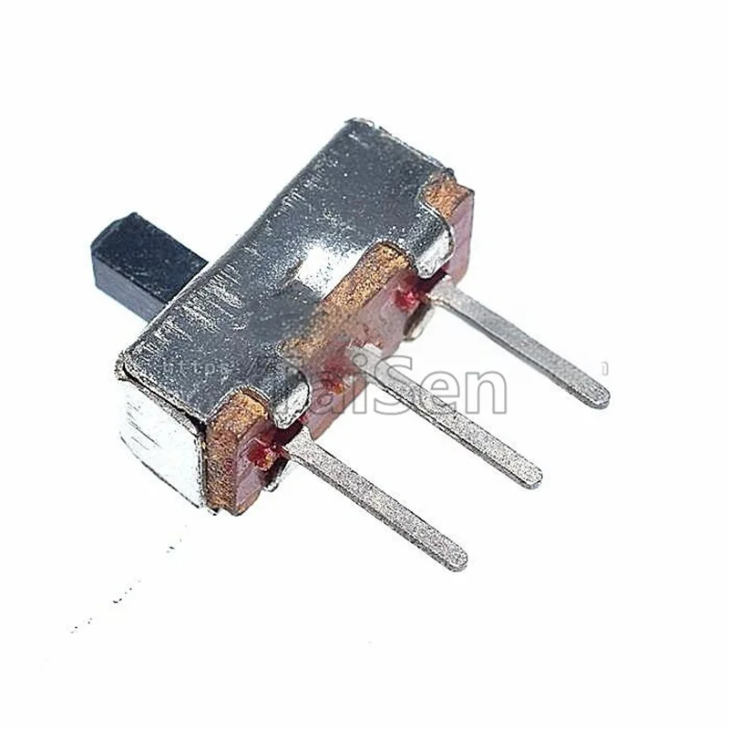50PCS SS12D00G3/G4/G5/G6 Small Toggle Switch 3-Pin 2-Position Horizontal Lever Type 1P2T Lever Height 3/4/5/6MM