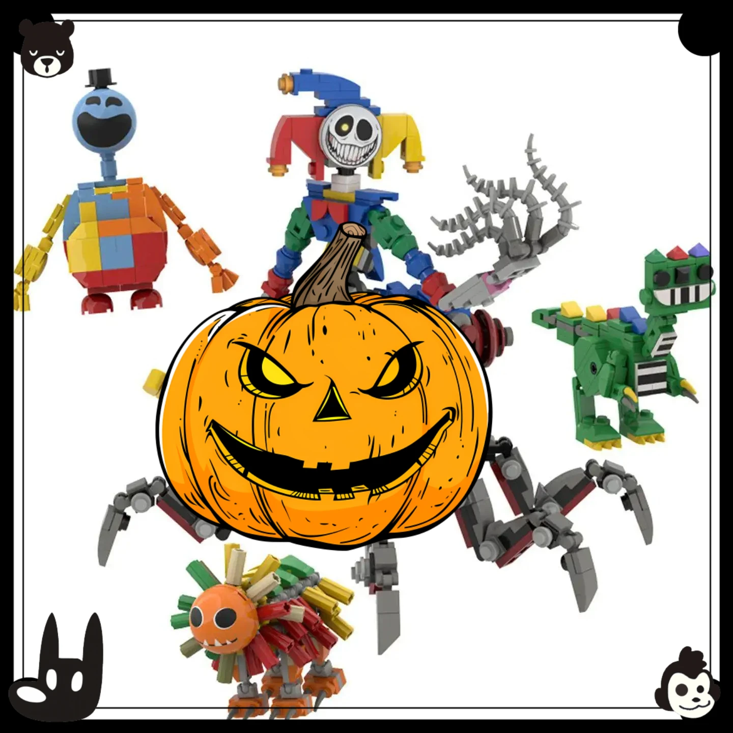 Poppy Playtime Chapter 5 Building Blocks Set Prototype Figure Model Toy Assembly Kit Collectible Anime Movie Peripheral Plush
