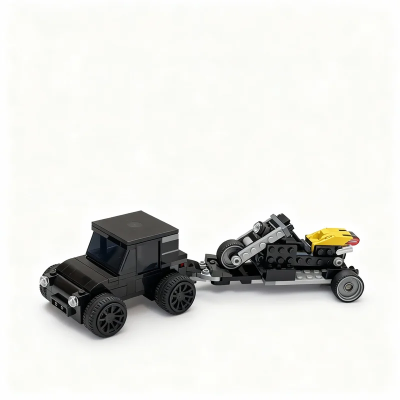 

234pcs MOC Car Trailer Chopper City Champions Model Building Blocks Construction Toy Christmas Gifts DIY Creative Idea Education