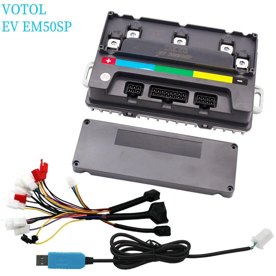 

VOTOL EM50SP 7255S 55A 1KW2kw brushless DC controller QS motor Intelligent controller of electric motorcycle scooter
