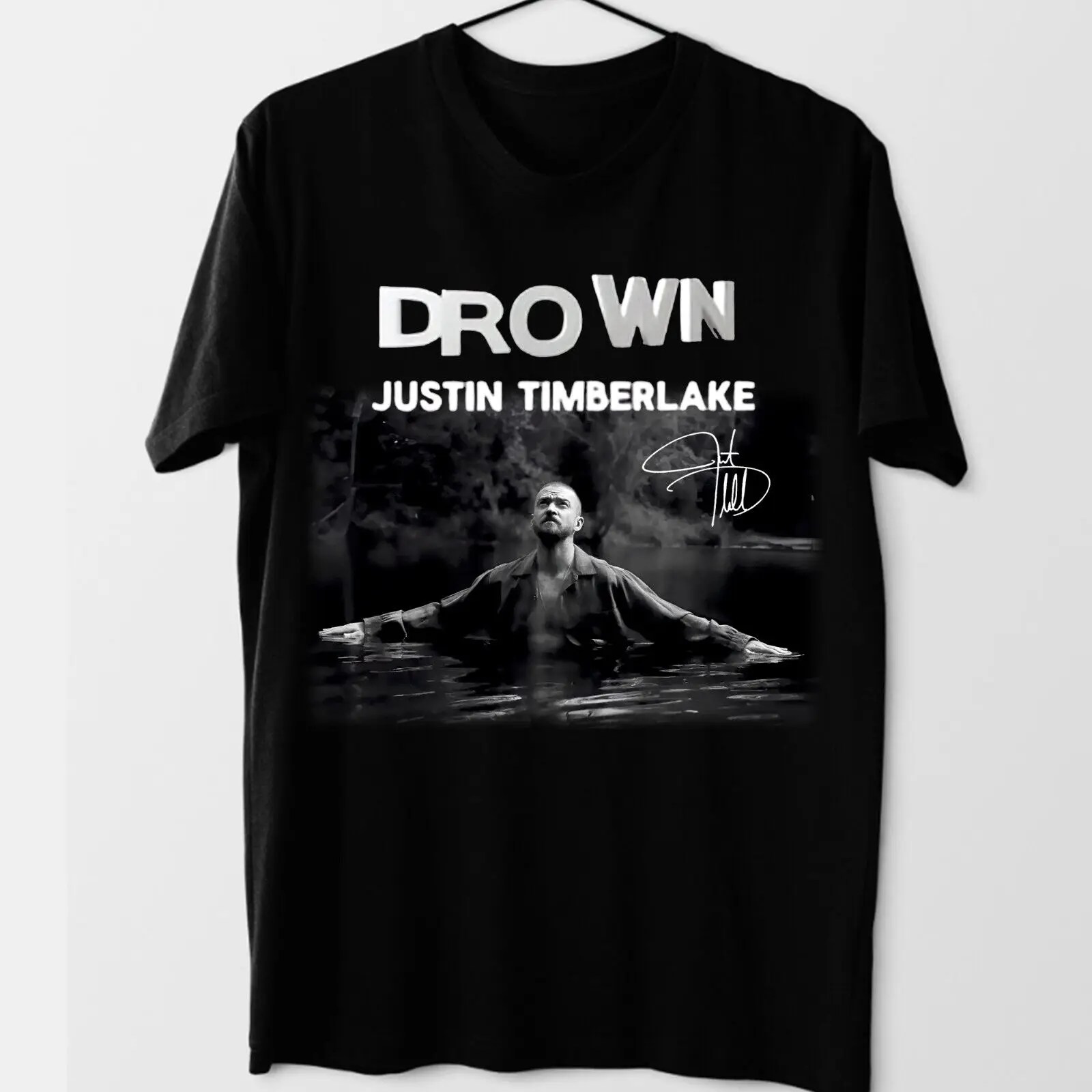 Rare Justin Timberlake Drown Short Sleeve Men All Size T-Shirt 1P1547