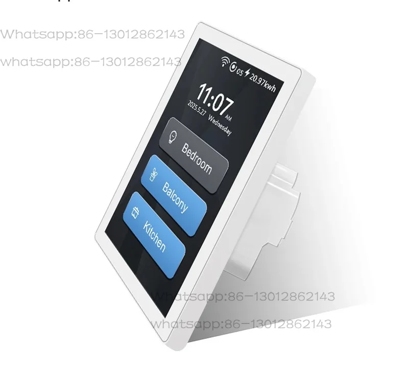 Newest Lanbon L10 Big LCD Screen Wifi Smart Life Smart Switch Tuya Smart Home Automation 1 2 3 4 Gang Light Switch Alexa