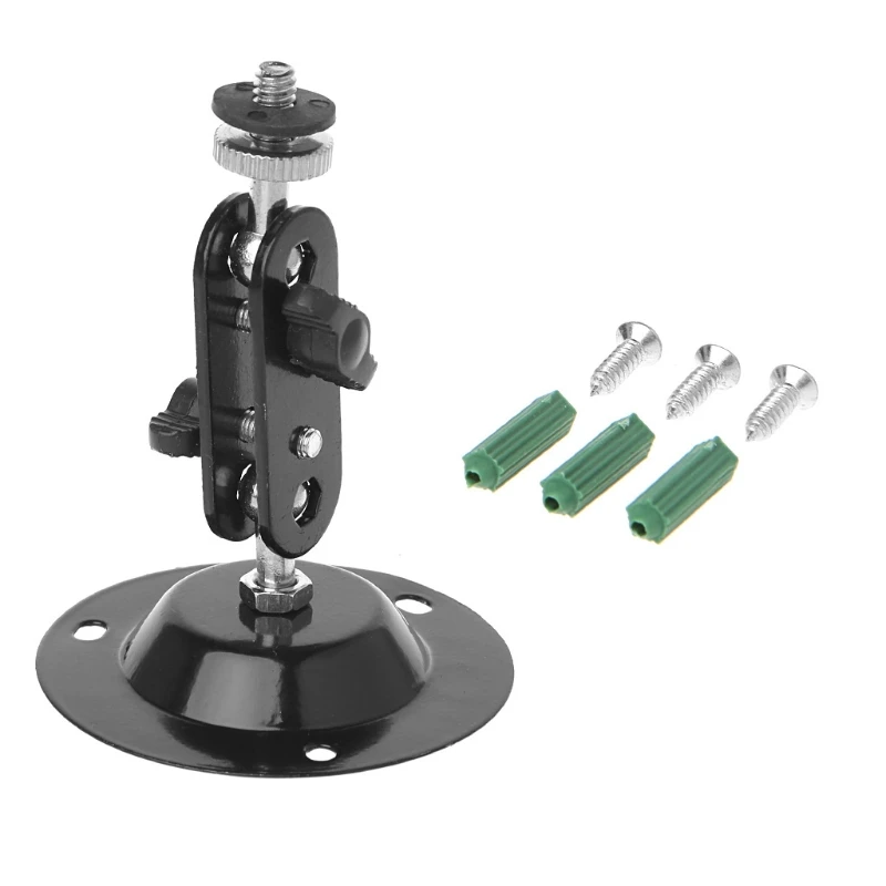 1 Pcs Wall Mount Bracket Installation Monitor Holder Security Rotary CCTV Surveillance Camera Stand Action Camera Mount Support