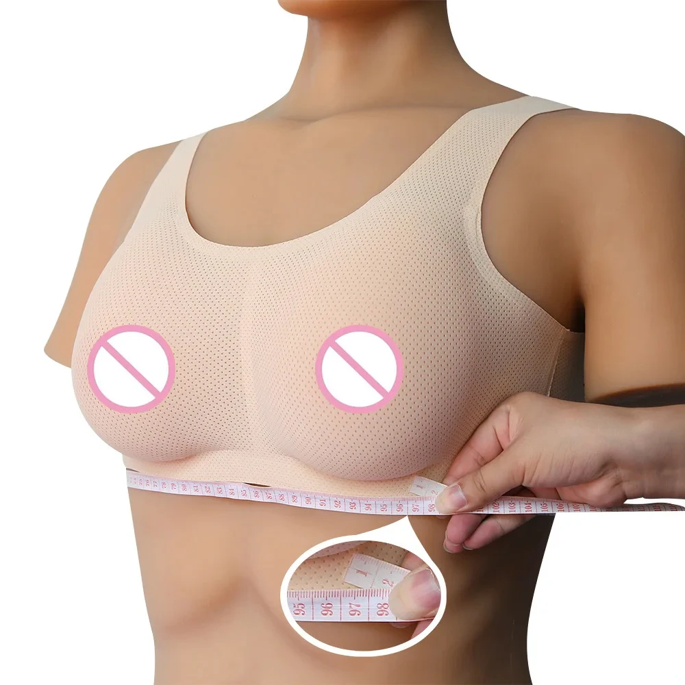 Silicone Fake Boobs Tits Breast Crossdress Realistic Form False Breast Transgender For Drag Queen Transvestite Shemale Cosplay