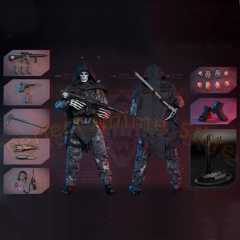 

【Пятно】Flagset 1/6, фигурка, военная модель, война в день рождения, КОНЦЕВАЯ ВОЙНА 73043, призрак смерти, движущаяся коллекция кукол, украшения